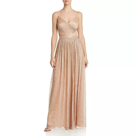 Laundry By Shelli Segal Dresses & Skirts - Laundry By Shelli Segal blush metallic gown/dress